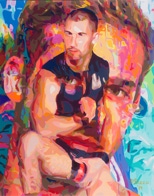 2014 gallery of Paintings by Donald Rizzo Gay Abstract Art Gay Male Art