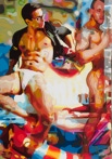 I Thought youd want what I want Fiction, Fantasy or Actuality Gallery of Acrylic on canvas original art work by San Francisco / Atlanta gay male artist Donald Rizzo
