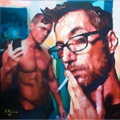 2013 gallery of Paintings by Donald Rizzo Gay Abstract Art Gay Male Art