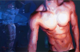 2014 gallery of Paintings by Donald Rizzo Gay Abstract Art Gay Male Art
