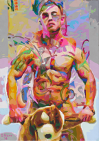 2016 gallery of Paintings by Donald Rizzo Gay Abstract Art Gay Male Art