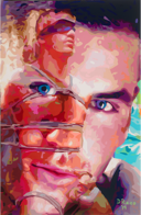 2014 gallery of Paintings by Donald Rizzo Gay Abstract Art Gay Male Art