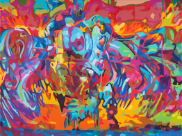 2014 gallery of Paintings by Donald Rizzo Gay Abstract Art Gay Male Art