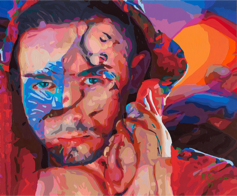 2014 gallery of Paintings by Donald Rizzo Gay Abstract Art Gay Male Art