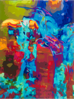 2014 gallery of Paintings by Donald Rizzo Gay Abstract Art Gay Male Art