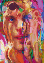 2016 gallery of Paintings by Donald Rizzo Gay Abstract Art Gay Male Art